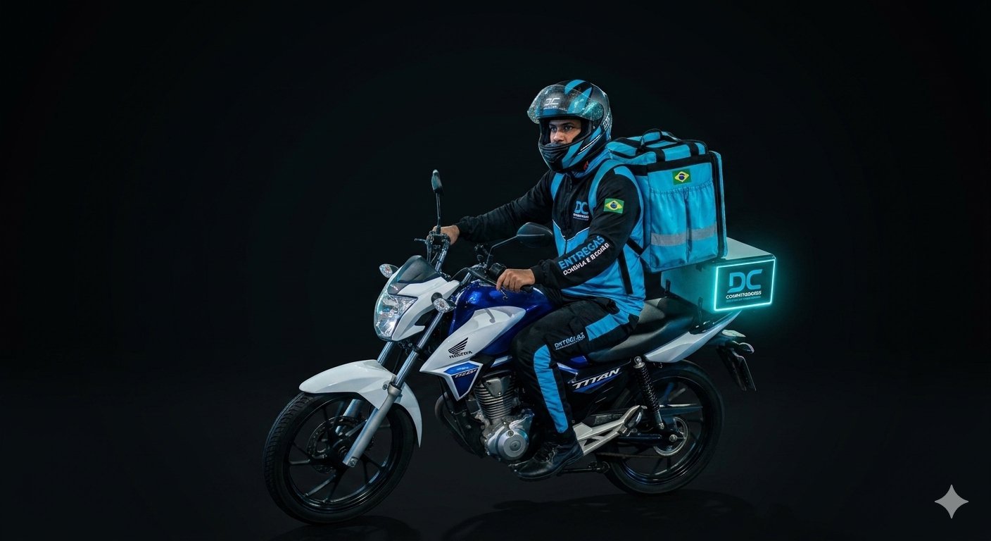 Entregador de moto